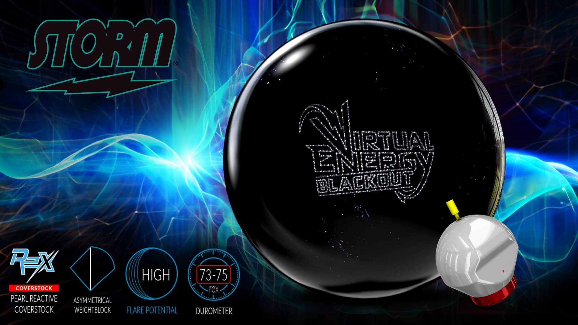 バーチャルエナジーブラックアウト Ball Dealers Bowling Pro